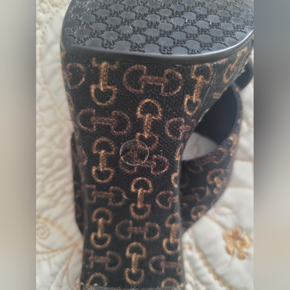 Gucci Black Women's Heeled Sandals - Picture 4 of 12